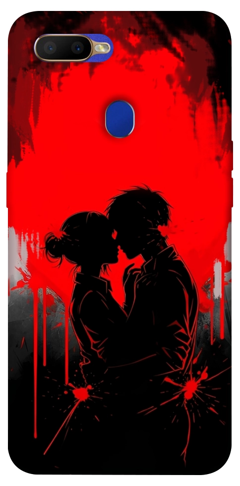 Чехол Silhouette couple для Oppo A7