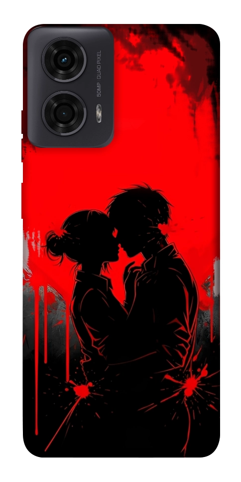 Чохол Silhouette couple для Motorola Moto G24