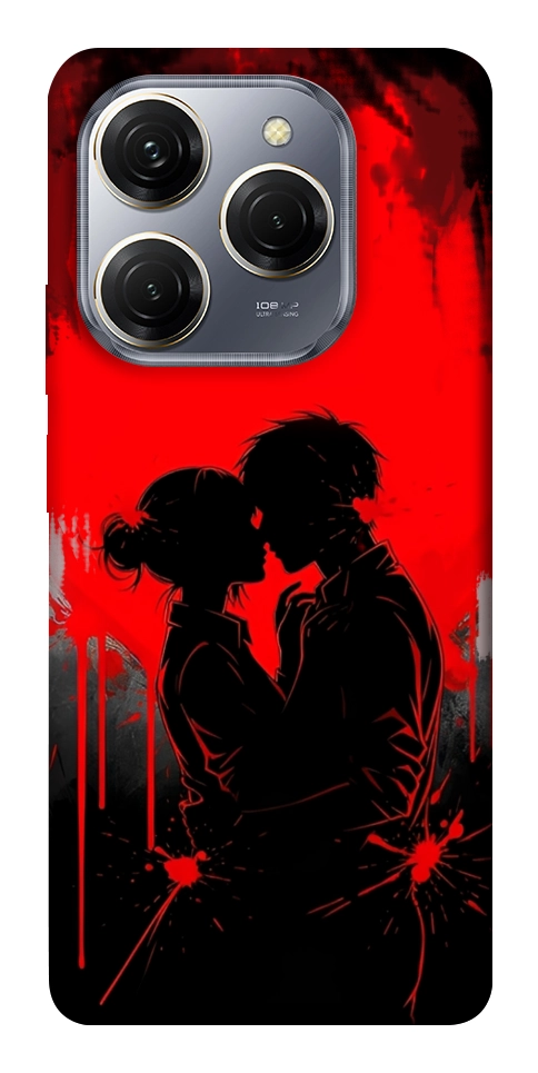 Чехол Silhouette couple для TECNO Spark 20 Pro