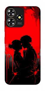 Чехол Silhouette couple для ZTE Blade A73 4G