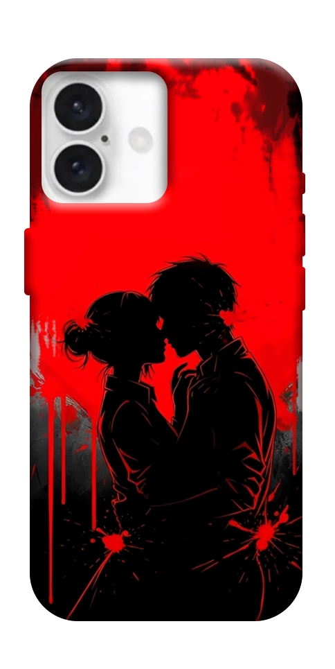 Чехол Silhouette couple для iPhone 16 Plus