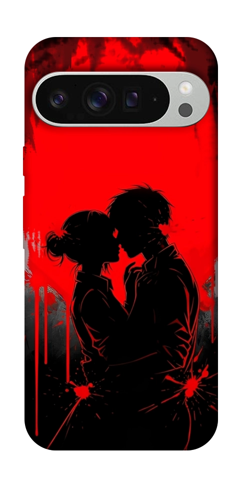 Чехол Silhouette couple для Google Pixel 9 Pro XL