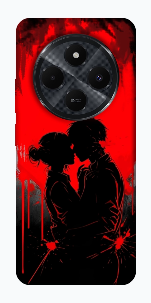 Чехол Silhouette couple для Xiaomi Redmi 14C
