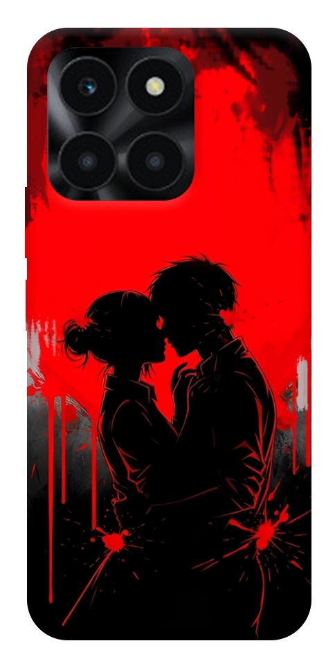 Чехол Silhouette couple для Huawei Honor X6a