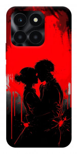 Чохол Silhouette couple для Huawei Honor X6a