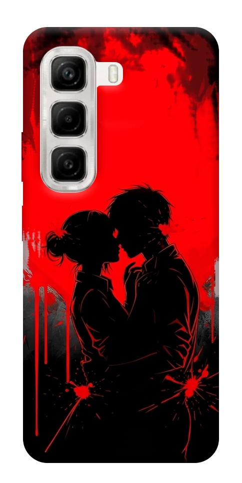Чехол Silhouette couple для Infinix Hot 50 4G