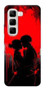 Чехол Silhouette couple для Infinix Hot 50 4G