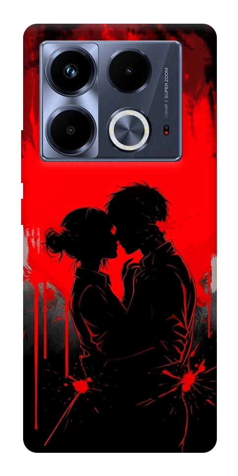 Чехол Silhouette couple для Infinix Note 40 4G