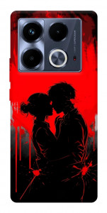 Чохол Silhouette couple для Infinix Note 40 4G