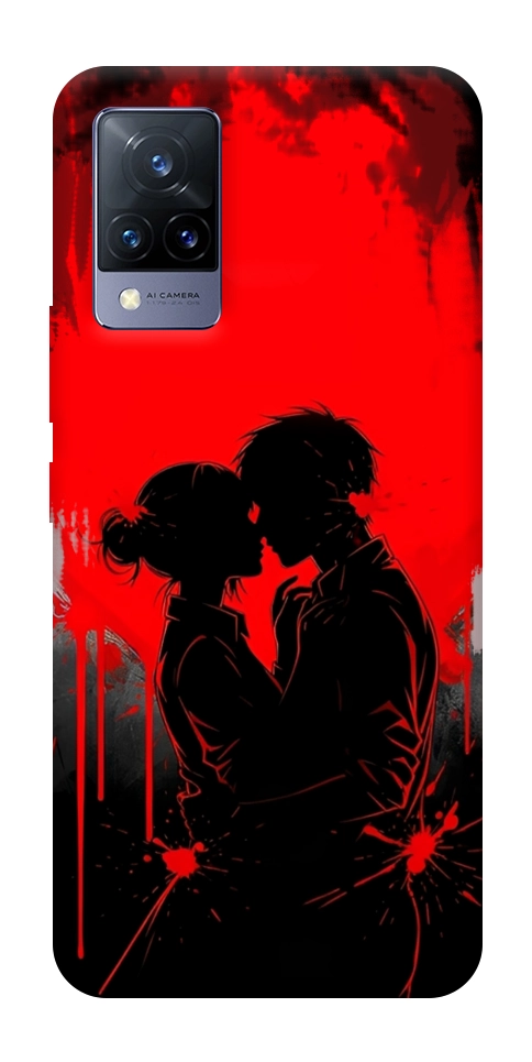 Чохол Silhouette couple для Vivo V21