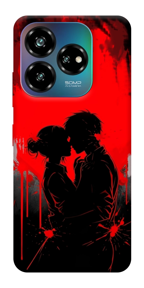 Чехол Silhouette couple для ZTE Nubia V60
