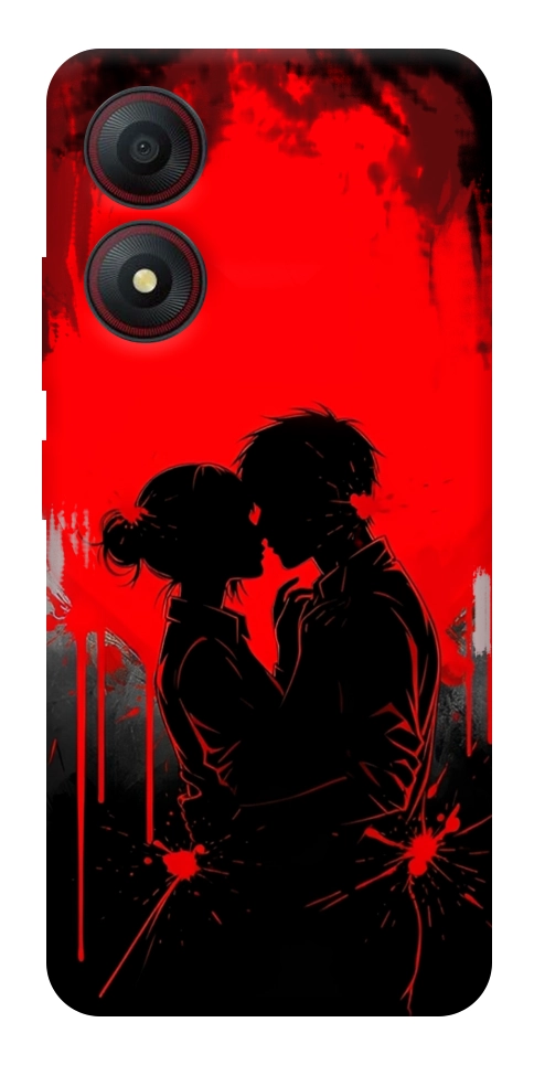 Чохол Silhouette couple для ZTE Blade A34 4G