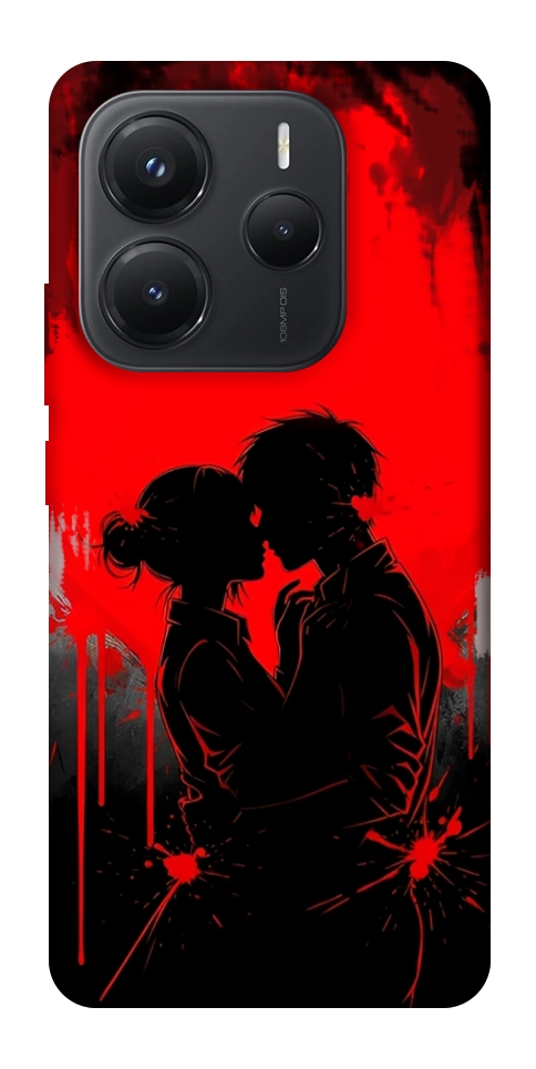 Чехол Silhouette couple для Xiaomi Redmi Note 14 5G