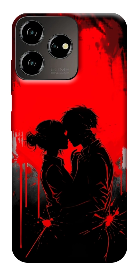 Чохол Silhouette couple для ZTE Blade V50 Design 4G
