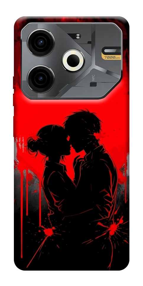 Чехол Silhouette couple для TECNO Pova 6 Neo (LI6)