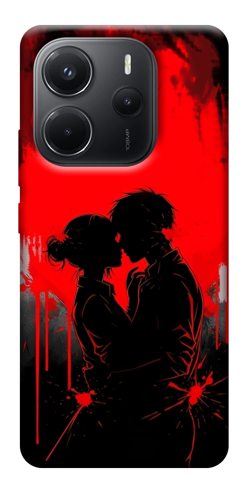 Чехол Silhouette couple для Xiaomi Redmi Note 14 4G (Europe version)