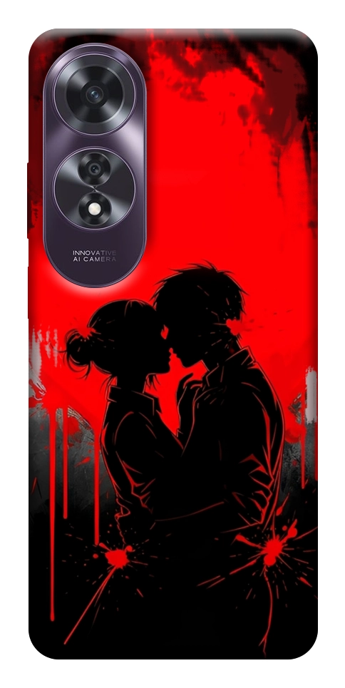 Чехол Silhouette couple для Oppo A60 4G
