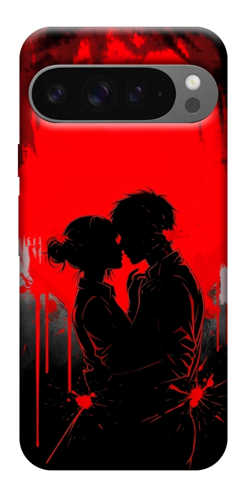 Чехол Silhouette couple для Google Pixel 10 Pro XL