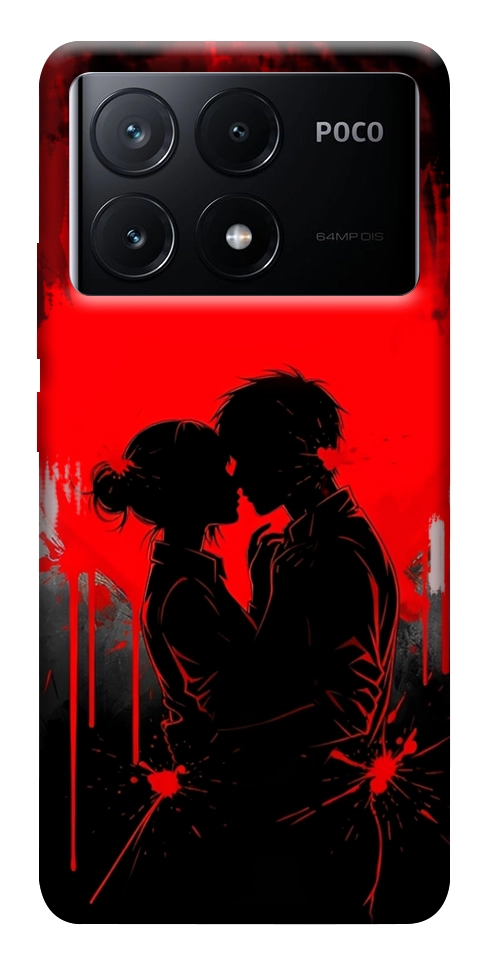 Чехол Silhouette couple для Xiaomi Poco X6 Pro