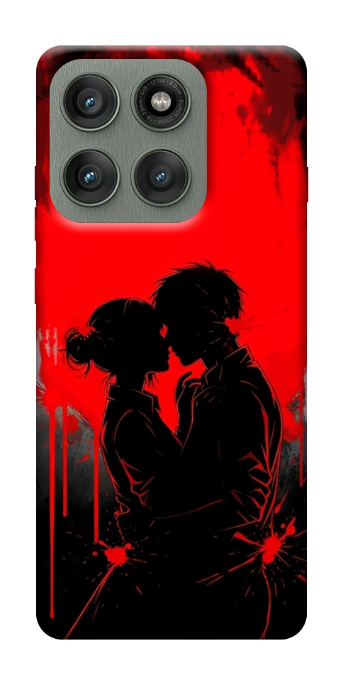 Чехол Silhouette couple для Motorola Edge 60 Pro