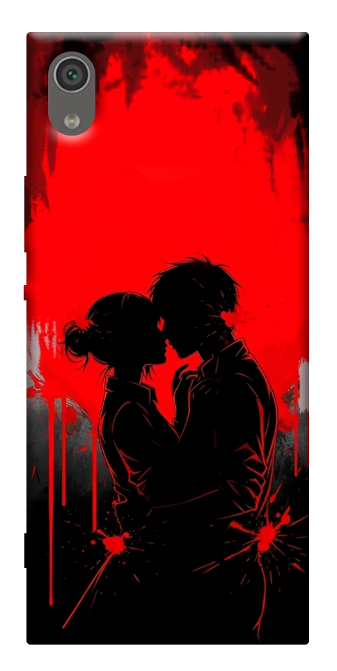 Чехол Silhouette couple для Sony Xperia XA1