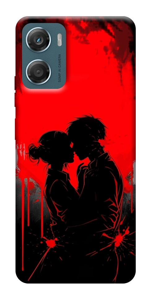 Чехол Silhouette couple для Motorola Moto G06