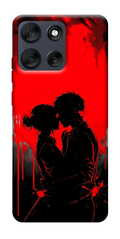 Чехол Silhouette couple для Motorola Moto G56 5G