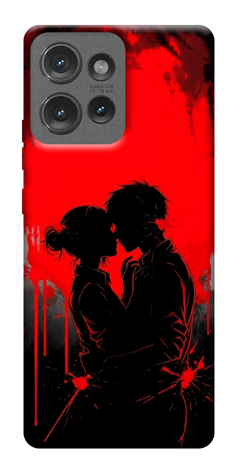 Чехол Silhouette couple для Motorola Edge 50