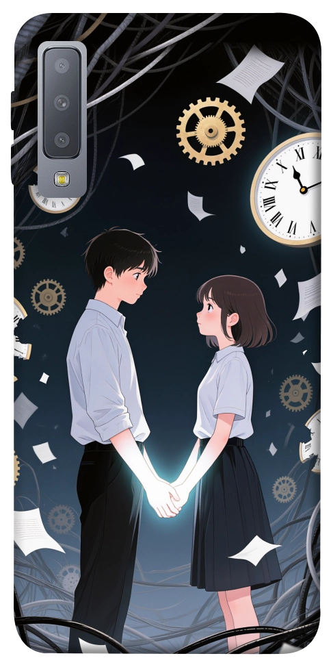Чехол Time of love для Galaxy A7 (2018)