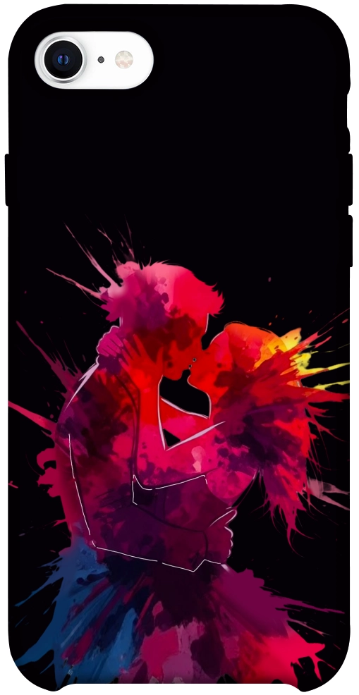 Чехол Abstract couple для iPhone SE (2020)
