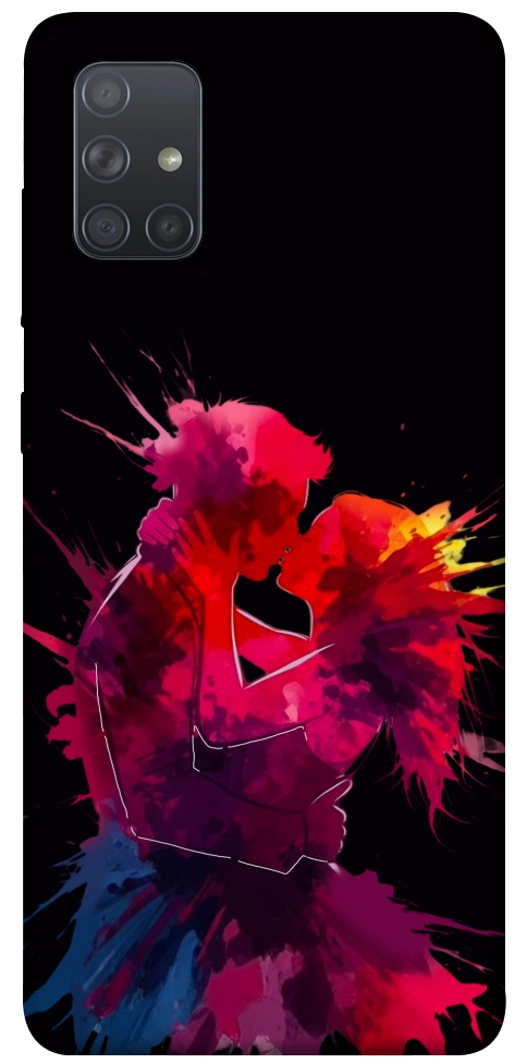 Чехол Abstract couple для Galaxy A71 (2020)