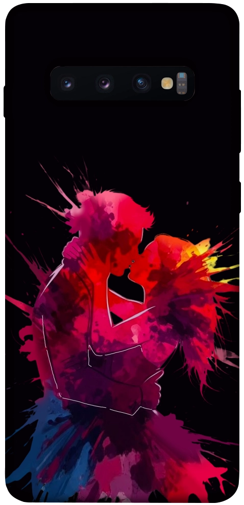 Чехол Abstract couple для Galaxy S10 Plus (2019)