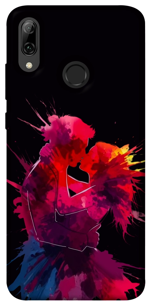 Чехол Abstract couple для Huawei P Smart (2019)