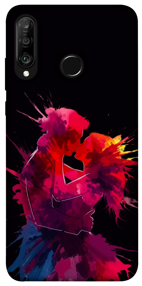 Чехол Abstract couple для Huawei P30 Lite