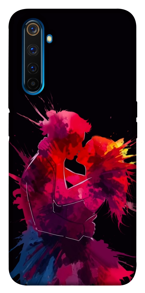 Чохол Abstract couple для Realme 6 Pro