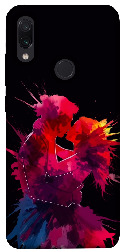 Чехол Abstract couple для Xiaomi Redmi Note 7