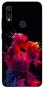 Чехол Abstract couple для Xiaomi Redmi Note 7