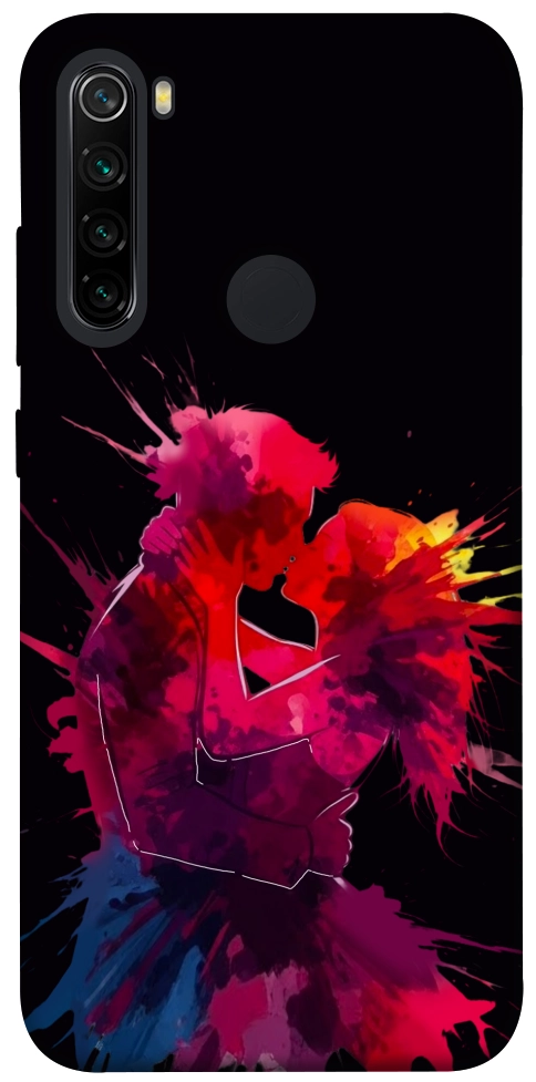 Чехол Abstract couple для Xiaomi Redmi Note 8