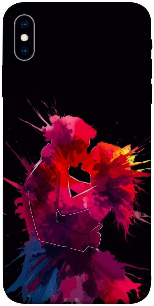 Чохол Abstract couple для iPhone XS
