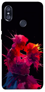 Чохол Abstract couple для Xiaomi Redmi Note 5 (DC)