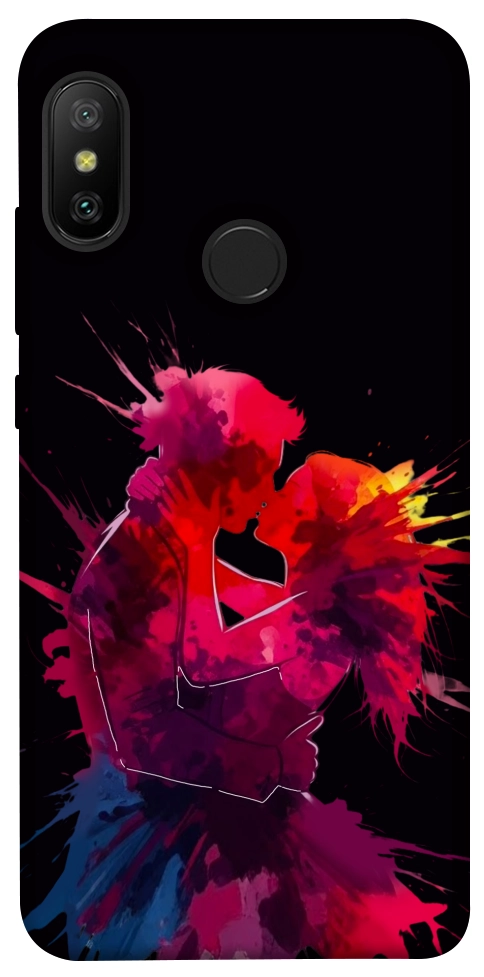 Чехол Abstract couple для Xiaomi Redmi 6 Pro