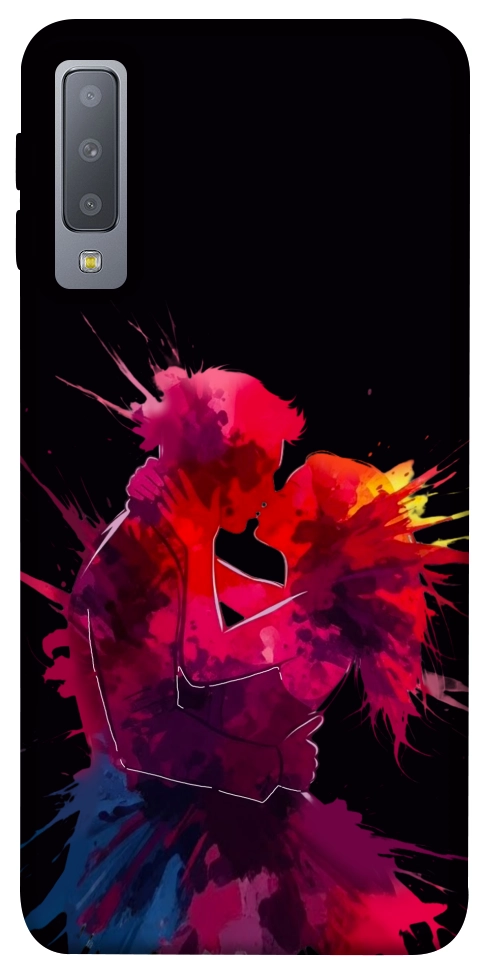 Чехол Abstract couple для Galaxy A7 (2018)