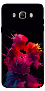 Чехол Abstract couple для Galaxy J7 (2016)