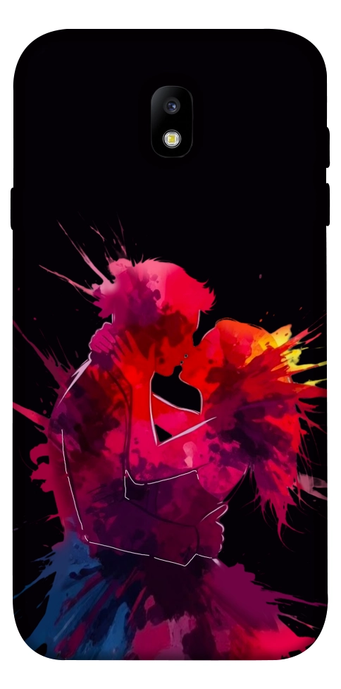 Чехол Abstract couple для Galaxy J7 (2017)