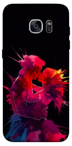 Чохол Abstract couple для Galaxy S7 Edge