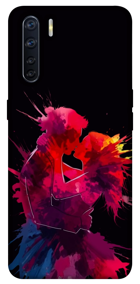 Чехол Abstract couple для Oppo A91