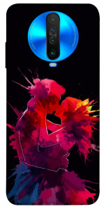 Чехол Abstract couple для Xiaomi Poco X2