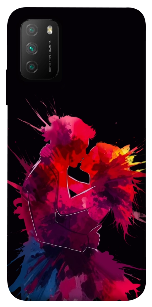 Чехол Abstract couple для Xiaomi Poco M3