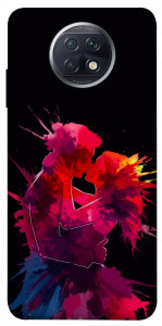 Чехол Abstract couple для Xiaomi Redmi Note 9 5G