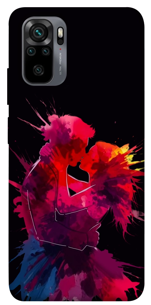 Чехол Abstract couple для Xiaomi Redmi Note 10